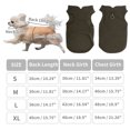 thumbnail image 2 of Unique Bargains Dog Cat Warm Vest Small Dog Cat Jumpers Brown S, 2 of 7