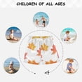 thumbnail image 6 of FORMRS Boys Swim Trunks Quick Dry Mesh Liner Boardshorts Sizes XS-XL, White Autumn Leaves, 6 of 7