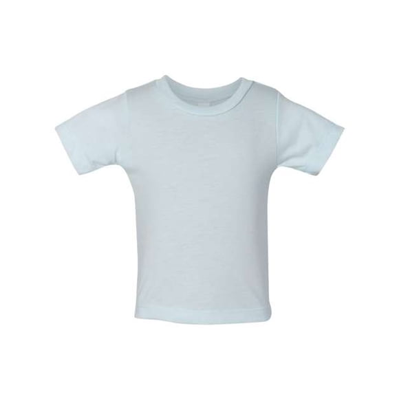 Camiseta de manga corta Triblend para bebé de Bella + Canvas 12-18MOS ICE BLU TRIBLND bella lienzo 3413B