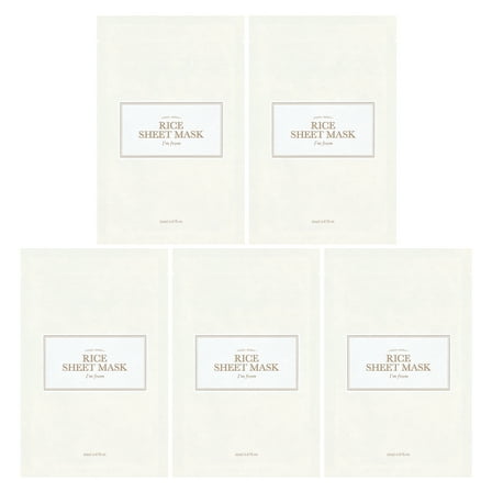 I'm From Rice Beauty Sheet Mask, 5 Sheets, 0.67 fl oz (20 ml) Each