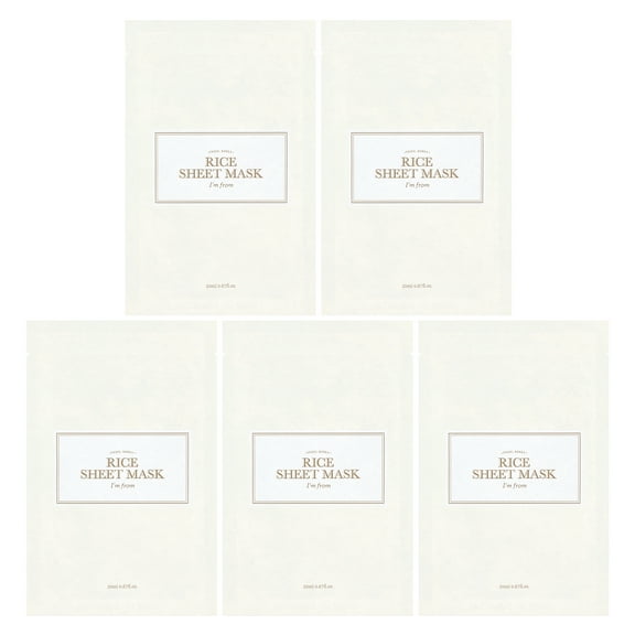 I'm From Rice Beauty Sheet Mask, 5 Sheets, 0.67 fl oz (20 ml) Each