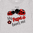 thumbnail image 4 of Inktastic My Papa Loves Me with Cute Ladybugs Boys or Girls Baby T-Shirt, 4 of 5