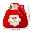 thumbnail image 3 of WNFJR Christmas Gift Bags, Velvet Candy Decorated Deer Bouquet Pockets, Santa Claus Drawstring Bags, Reusable Christmas Cloth Bags, 3 of 4