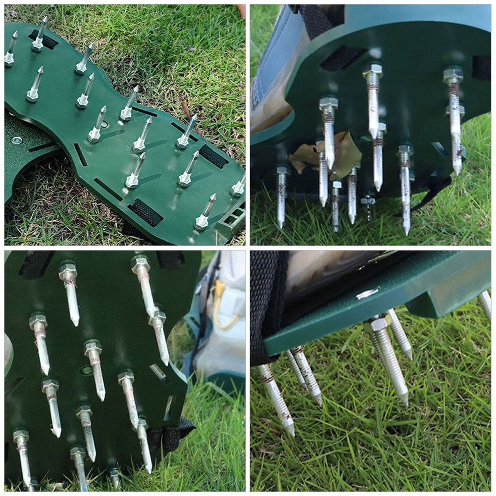 GAXIRE 40Pcs Metal Aerator Shoe Spikes for Garden Lawn Aeration Tools