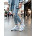 thumbnail image 2 of Tenis Para Mujer Panam® Urbano Casual Color Blanco Azul blanco 25, 2 of 10