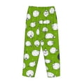 thumbnail image 5 of Junzan Funny Sheep Doing Yoga Women'S Pajama Pants Drawstring Comfy Sleep Bottoms With Pockets, 5 of 9