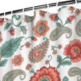 thumbnail image 3 of Pioneer Flower Floral Print Pattern Shower Curtain 72"x72", Bathroom Decorative Shower Curtain Set with 12 Hooks, Waterproof Washable, 3 of 6