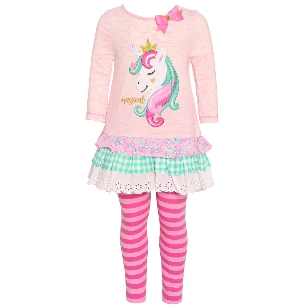 Rare Editions Baby Girls Pink Unicorn 