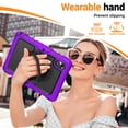thumbnail image 3 of for Lenovo Idea Tab/ Tab K11 Gen 2 Case 11 2025, 360 Rotating Shockproof Cover with Stand, Handle, Shoulder Strap (TB336FU/TB330FU), Purple, 3 of 7