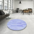 thumbnail image 3 of Ahgly Company Indoor Rectangle Patterned Sky Blue Dress Blue Area Rugs, 6' x 9', 3 of 6