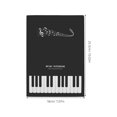 thumbnail image 2 of HAOAN2 Livres Carnet de Composition Musicale Portable Carnet de Musique Papier pour Piano Carnet de Manuscrits Carnet pour Guitariste Carnet Ligné (A4), 2 of 8