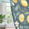 thumbnail image 4 of Yayeee Window Curtains Set of 2 for Living Room Light Filtering 63"x42", Blue Floral Lemons, 4 of 7