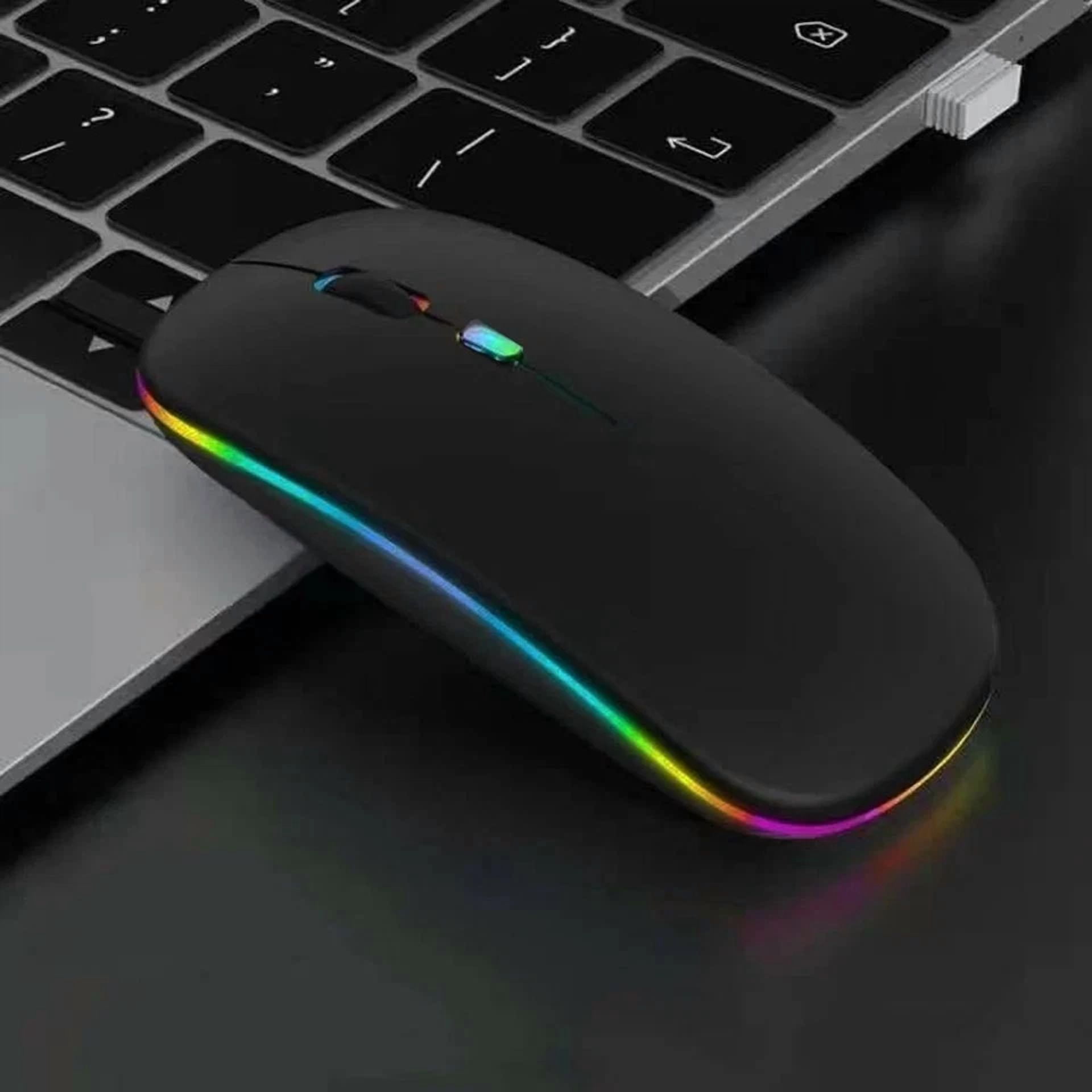 BUTTERFLY- Wireless Bluetooth Mouse,Led Dual Mode Rechargeable Silent Slim Laptop Mouse,...