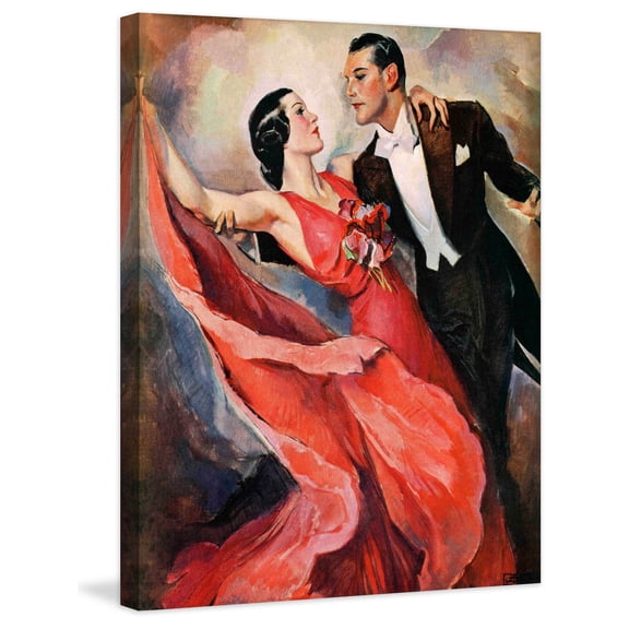 Marmont Hill "Ballroom Dancing" by John LaGatta Painting Print on Canvas