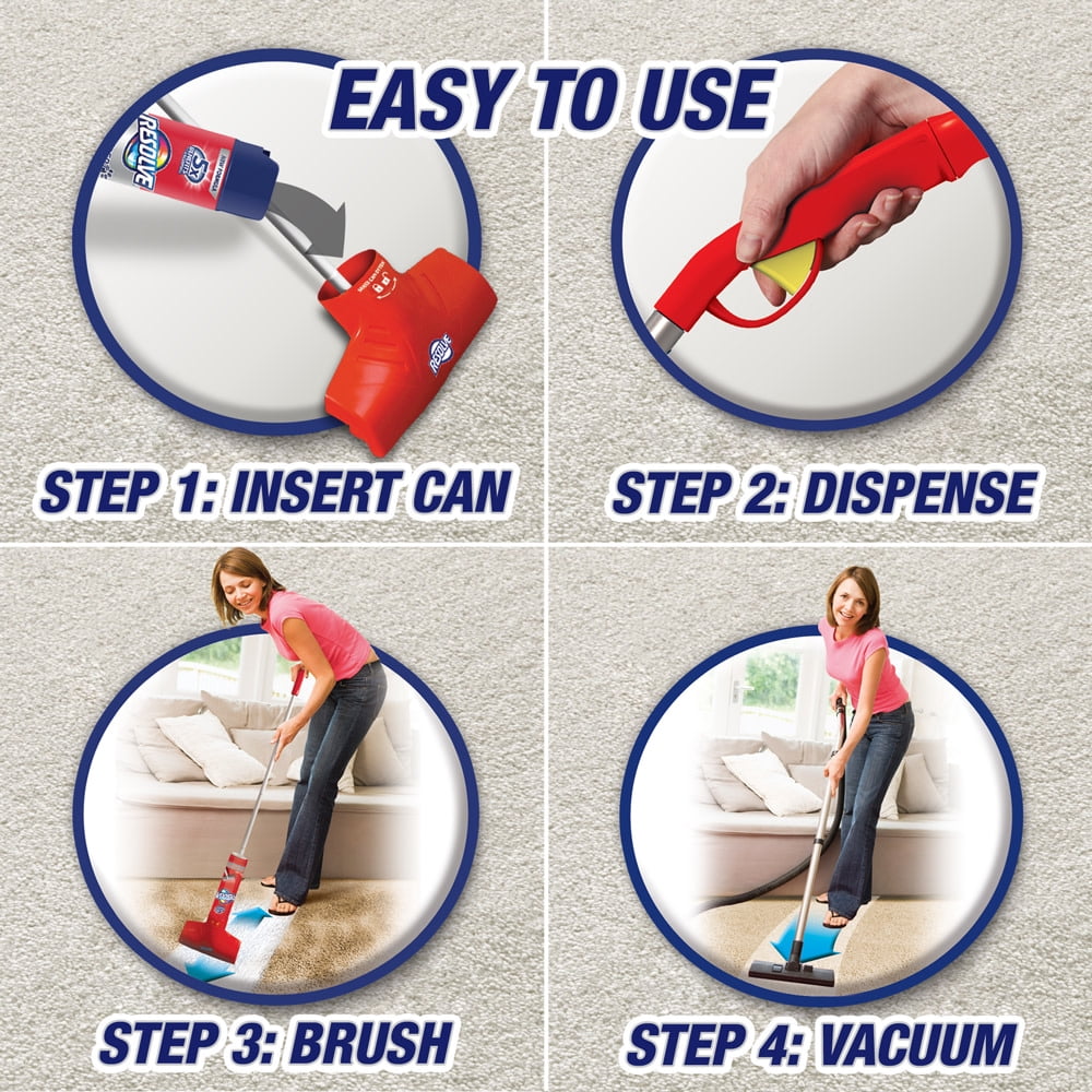  Resolve Easy Clean Pro Carpet Cleaner Gadget & Foam Spray  Refill, 22 Fl Oz : Health & Household