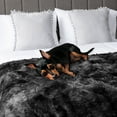 thumbnail image 6 of PetAmi Waterproof Dog Blanket for Small Medium Dogs, Calming Fleece Cat Blanket, Couch Protector Washable Sherpa Faux Fur Pet Throw for Puppy, Soft Reversible 29x40 Tie-Dye Black, 6 of 9