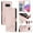 Pink, variant on Flip case for GANGXUN Samsung Galaxy S8 Wallet Case with Kickstand, Card Slots, RFID Block, Cat Design