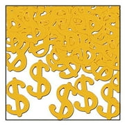 Fanci-Fetti $ Silhouettes (gold) Party Accessory (1 count) (1 Oz/Pkg)