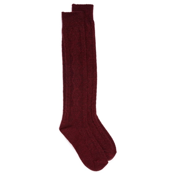 MUK LUKS Women's Fluffy Dream Knee-High Boot Sock, 1-Pack, OSFM
