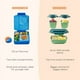 thumbnail image 3 of Fiambrera OmieBox Kids Bento con aislamiento de 3 compartimentos, 3 of 6