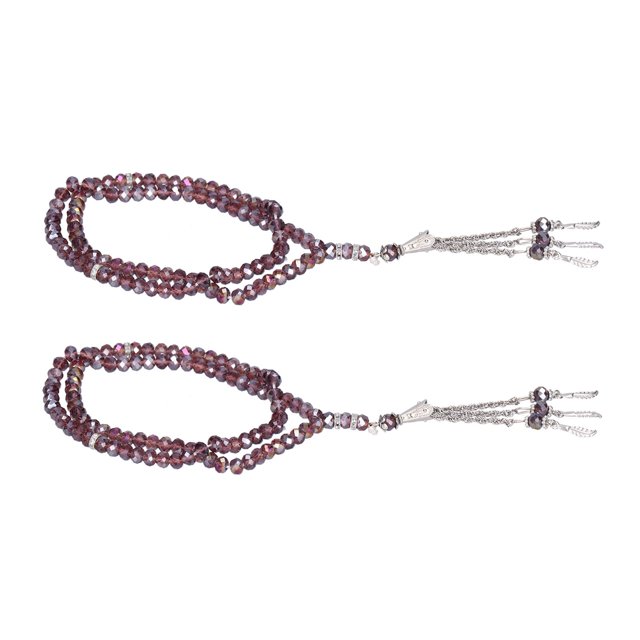 Dainty Chapelet, 2pcs Perles Chapelet 99 Perles Collier Chapelet Véritable Excellence