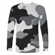 thumbnail image 4 of Blusas y camisas de manga larga y cuello redondo para hombre, estilo casual, estampado, cuello redondo, manga corta, poliéster, 4 of 4