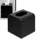 thumbnail image 4 of Caja de pañuelos de papel moderna forma cuadrada titular de pañuelos para baño tocador dormitorio BedsideBlack, 4 of 8