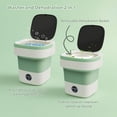 thumbnail image 6 of 17L Portable Mini Washing Machine, Foldable Compact Washer with Spin Dryer, 3 Wash Modes for Baby Clothes, Underwear & Socks, Perfect for Apartments, Travel, Dorm & RV Living, 6 of 9