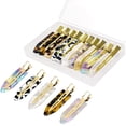 thumbnail image 1 of 10 Pcs No Bend Hair Clips for Women Styling Sectioning, 2.7" No Crease Bangs Hair Clips, Curl Pin Clips with Storage Box for Hairstyle Bangs Waves Makeup Application, 10 Colors, 1 of 5