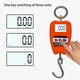thumbnail image 5 of Mini Escala de GrúA BáScula Colgante Industrial Digital de Pesaje 200Kg / 441Lb BáScula de Gancho Colgante de Servicio Pesado Naranja, 5 of 5
