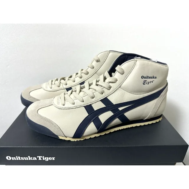 Onitsuka Tiger MEXICO Mid Runner 1183B577 200 BIRCH INDIAN INK Unisex Shoes