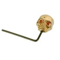 thumbnail image 4 of 2 Piezas de Perillas Baoblaze con Cabeza de Cráneo para Guitarra Eléctrica Tono de Volumen Dorado Oro, 4 of 8