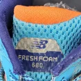 thumbnail image 2 of New Balance Fresh Foam 680 V7 Mens Running Shoes Blue/Orange Size 9.5, 2 of 5