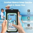 thumbnail image 4 of Waterproof Cell Phone Pouch : Universal Water Proof Dry Bag Case with Neck Lanyard, 4 of 6