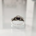 thumbnail image 5 of Charoite Mans Tiny Ring, Natural Charoite Womens Ring, Plain Silver Jewelry, 925 Silver Ring, Birthday Gift, Mens Ring, Plain Design, Ottoman Style Ring, Christmas, Turkey Dainty Ring, 5 of 5