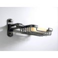 thumbnail image 4 of Aluminum Bathroom Accessories Black Towel Dryer Holder Wall Mounted Toilet Paper Holder Soap Basket, 4 of 4