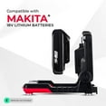 thumbnail image 3 of Master Tailgaters FLUD 4000 LED Work Flood Light Compatible for Makita 18v Battery, 3 of 5