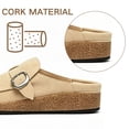 thumbnail image 5 of BERANMEY Casual Women's Mules & Clogs Slip-On Memory Foam Cloud Mules for Womens Mens with Non-Slip Sole Indoor/Outdoor Comfort Supportive Cork Sole Mules for Women 2025, 5 of 8