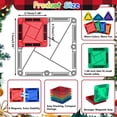 thumbnail image 2 of Azulejos magnéticos Felikray Mini 42 piezas para niños mayores de 3 años, 2 of 9
