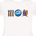 thumbnail image 4 of Inktastic Surfing Eat Sleep Surf Boys or Girls Long Sleeve Baby Bodysuit, 4 of 5