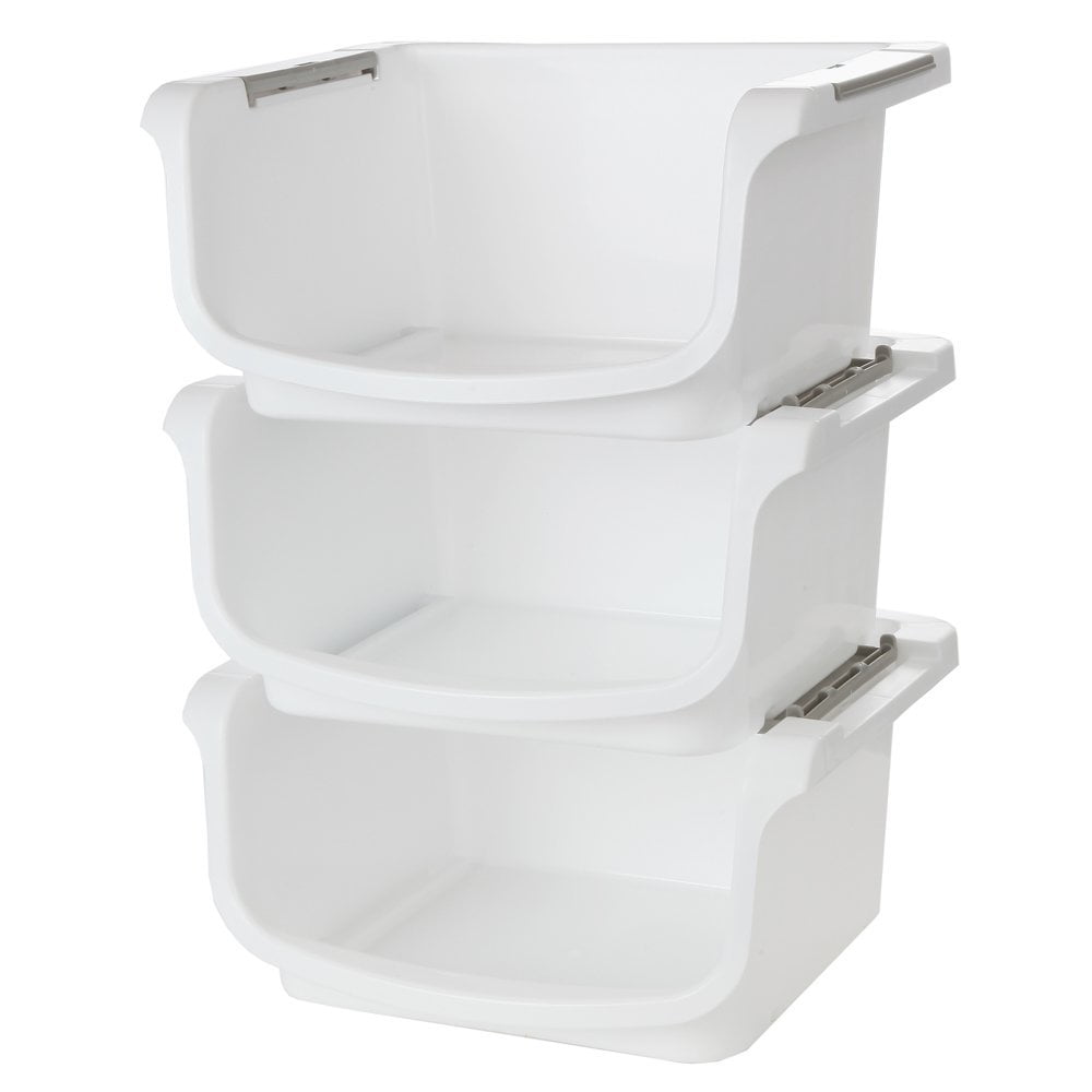 walmart stackable bins your zone