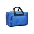 thumbnail image 2 of Yuarrent Bolso portátil de viaje de nailon para hombres y mujeres con gran capacidad reforzada y ajustada Almacenamiento y organización del hogar Azul grande, 2 of 6