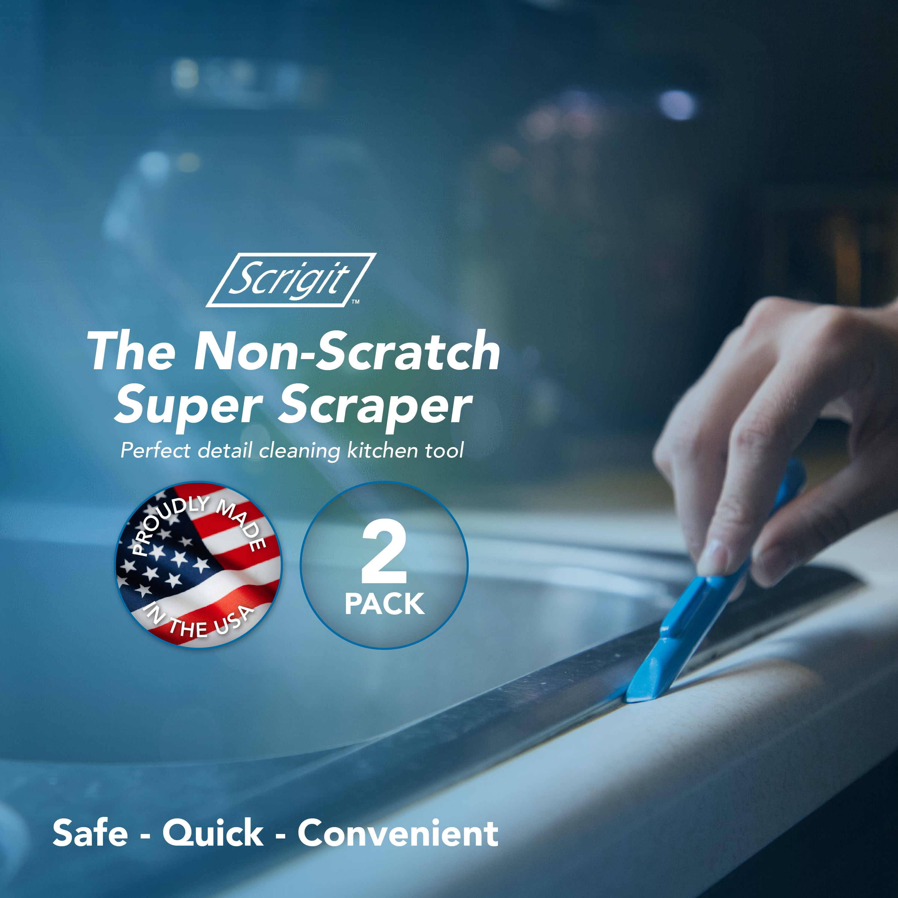 multi-functional scraper cleaning tool 2 packs