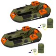 thumbnail image 1 of Sea Eagle PackFish7 Frameless Inflatable Angler Kayak Fishing Boat (2 Pack), 1 of 8