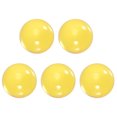 thumbnail image 1 of Adorno de bola de malabares de contacto de acrílico Unique Bargains de 30 mm (1.2 pulgadas) de diámetro amarillo 5 piezas, 1 of 3