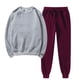 thumbnail image 1 of Puntoco Jersey De Cuello Redondo Sólido para Mujer Pantalones Deportivos Informales Conjunto Deportivo Liquidación Puntoco Puntoco-5578, 1 of 5