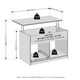thumbnail image 2 of Mesa de café Furinno Jensen para sala de estar con compartimento oculto, 2 of 8
