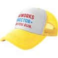 thumbnail image 2 of Fireworks Director I Run You Run Trucker Hat for Men Baseball Caps Adjustable Hats, 2 of 8