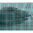 thumbnail image 3 of oneOone Viscose Chiffon Fabric Tartan Check Printed Craft Fabric BTY 42 Inch Wide, 3 of 4