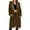 Brown., variant on Fall/Winter Zip Up Hoodies for Women Plus Sweatshirts,Women Long Sweatshirts,Solid Color Long Sleeve Casual Daily Wear Workout Athleisure Jacket